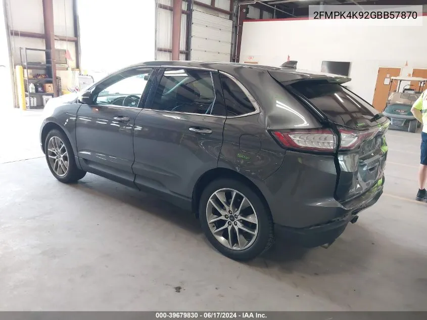 2FMPK4K92GBB57870 2016 Ford Edge Titanium