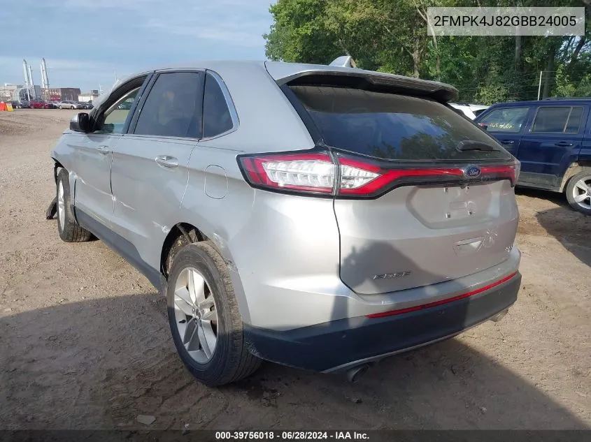 2FMPK4J82GBB24005 2016 Ford Edge Sel