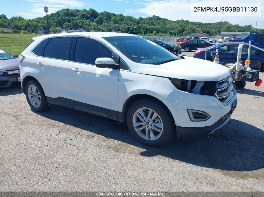 2FMPK4J95GBB11130 2016 Ford Edge Sel