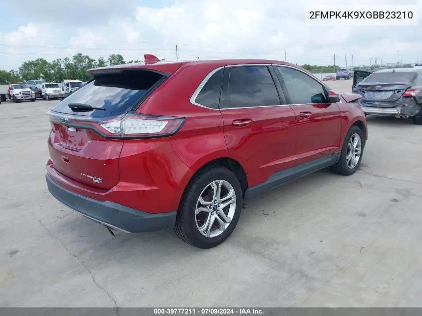 2FMPK4K9XGBB23210 2016 Ford Edge Titanium