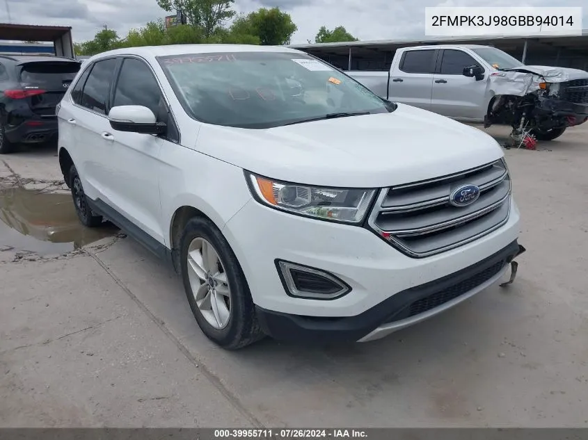 2FMPK3J98GBB94014 2016 Ford Edge Sel