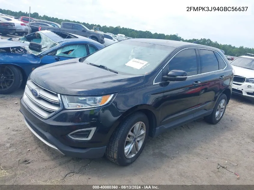 2FMPK3J94GBC56637 2016 Ford Edge Sel