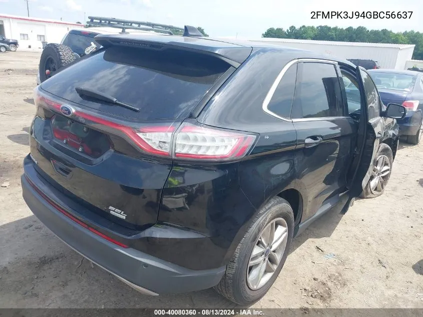 2FMPK3J94GBC56637 2016 Ford Edge Sel