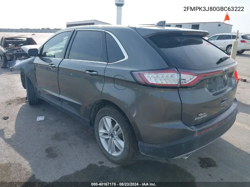 2FMPK3J80GBC63222 2016 Ford Edge Sel