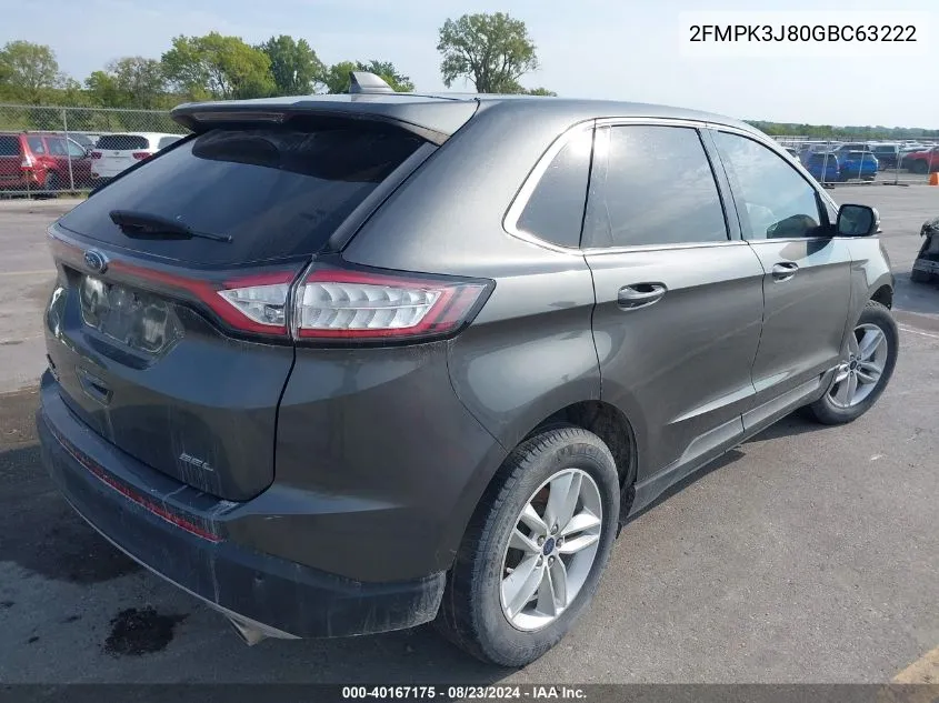 2FMPK3J80GBC63222 2016 Ford Edge Sel