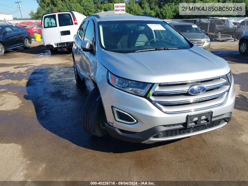 2FMPK4J85GBC50245 2016 Ford Edge Sel