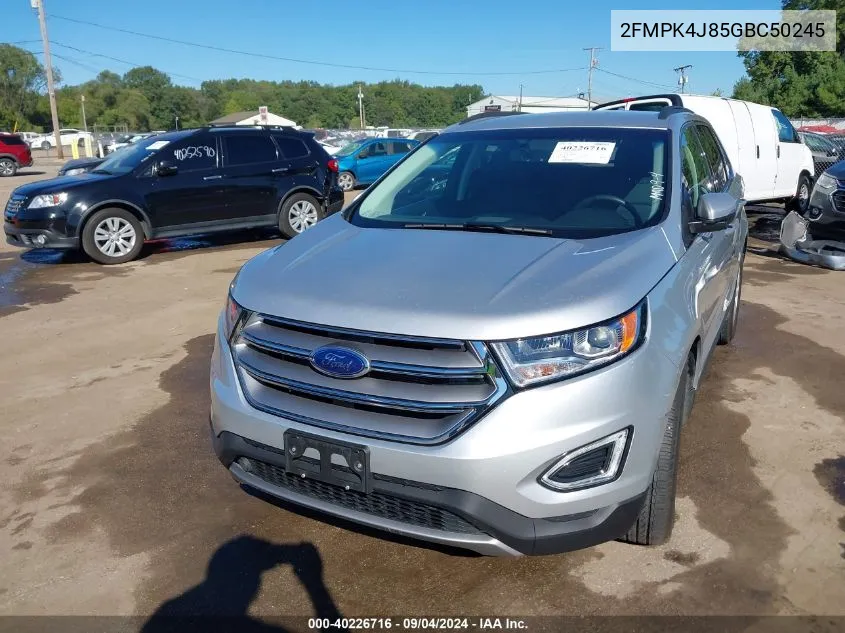 2FMPK4J85GBC50245 2016 Ford Edge Sel