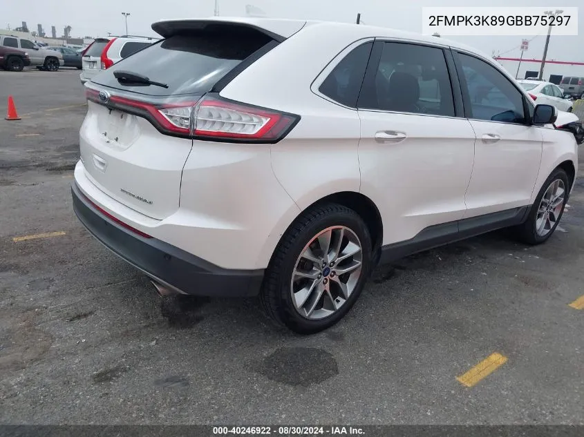 2FMPK3K89GBB75297 2016 Ford Edge Titanium