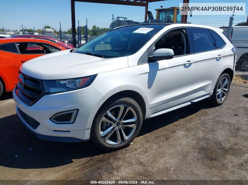 2FMPK4AP3GBC59744 2016 Ford Edge Sport