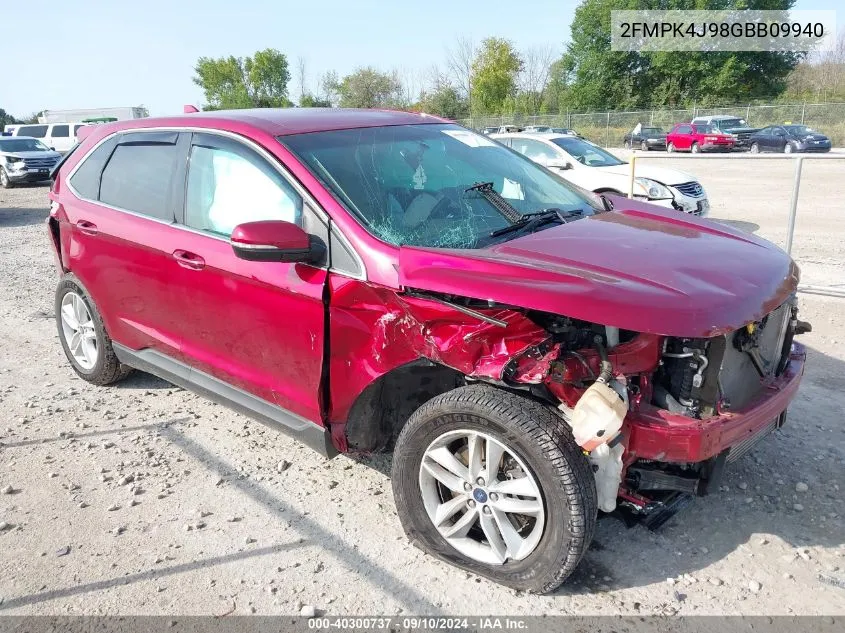 2FMPK4J98GBB09940 2016 Ford Edge Sel