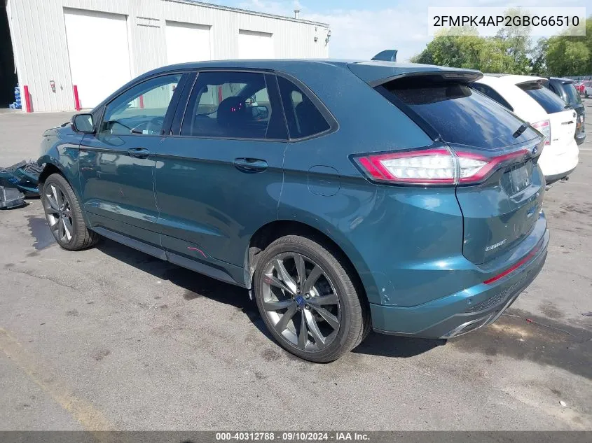 2FMPK4AP2GBC66510 2016 Ford Edge Sport