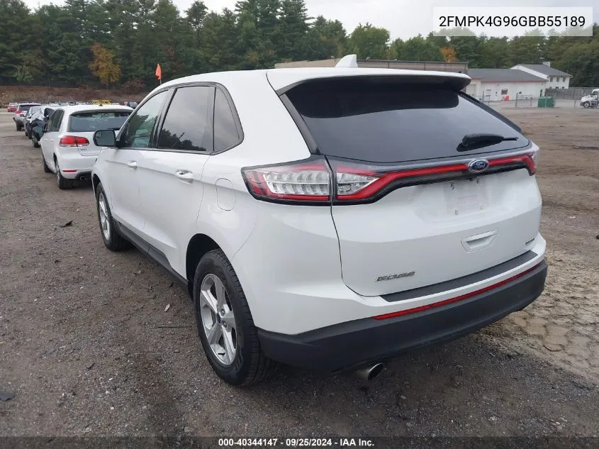 2016 Ford Edge Se VIN: 2FMPK4G96GBB55189 Lot: 40344147