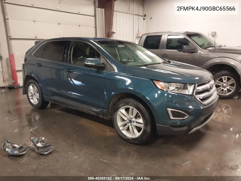 2016 Ford Edge Sel VIN: 2FMPK4J90GBC65566 Lot: 40355182