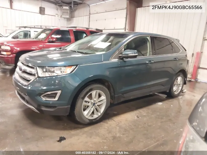 2016 Ford Edge Sel VIN: 2FMPK4J90GBC65566 Lot: 40355182