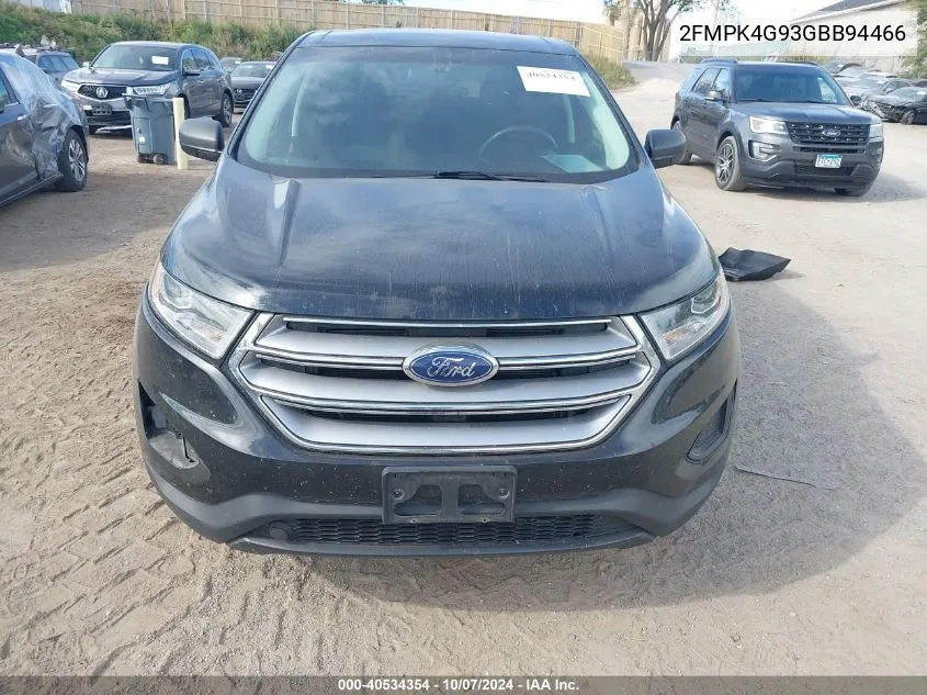 2016 Ford Edge Se VIN: 2FMPK4G93GBB94466 Lot: 40534354