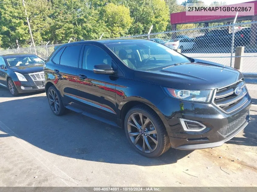 2FMPK4AP1GBC62867 2016 Ford Edge Sport