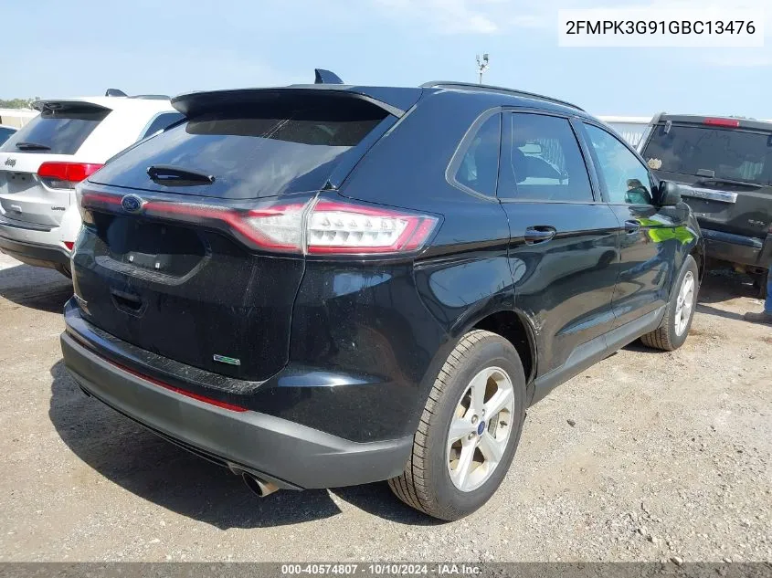 2FMPK3G91GBC13476 2016 Ford Edge Se