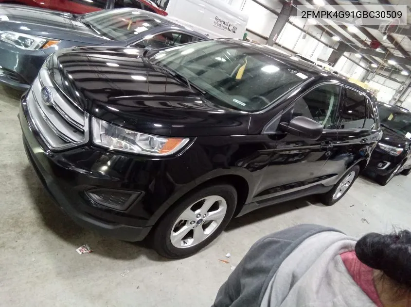 2016 Ford Edge Se VIN: 2FMPK4G91GBC30509 Lot: 40588961