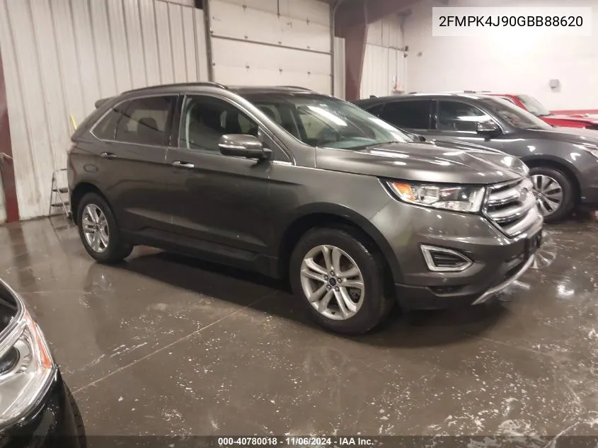 2016 Ford Edge Sel VIN: 2FMPK4J90GBB88620 Lot: 40780018