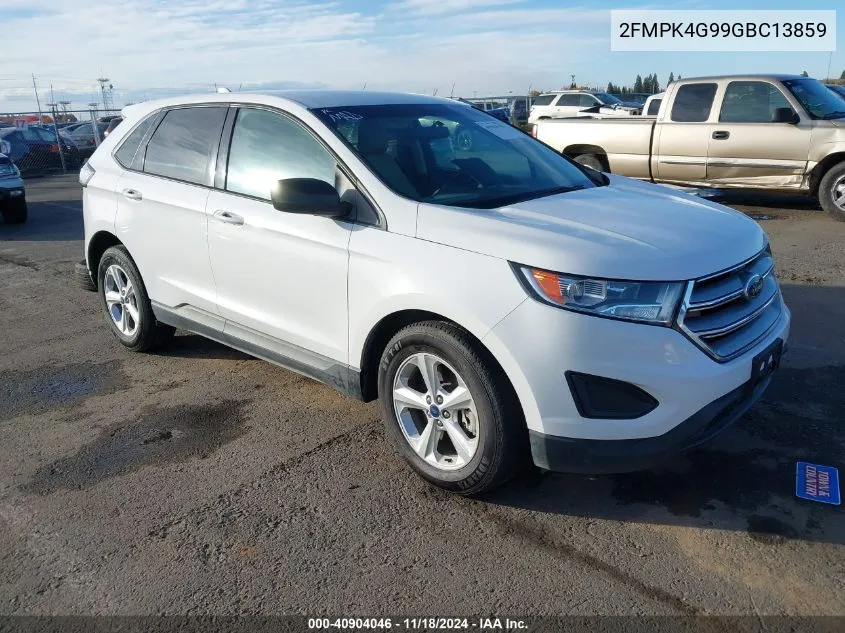 2016 Ford Edge Se VIN: 2FMPK4G99GBC13859 Lot: 40904046