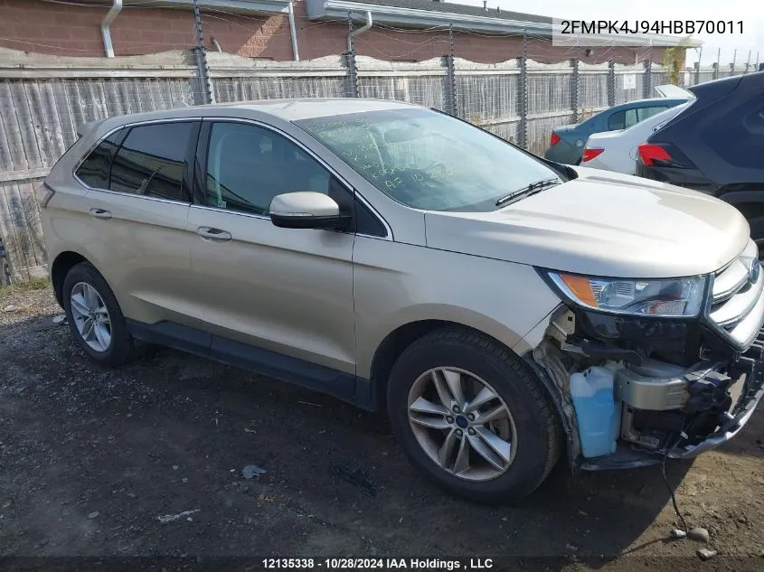 2FMPK4J94HBB70011 2017 Ford Edge Sel