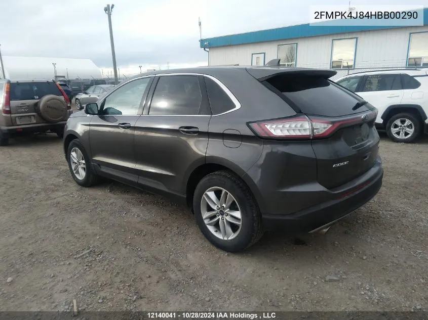 2FMPK4J84HBB00290 2017 Ford Edge Sel