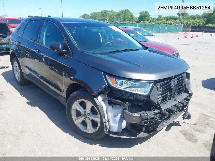 2FMPK4G95HBB51264 2017 Ford Edge Se