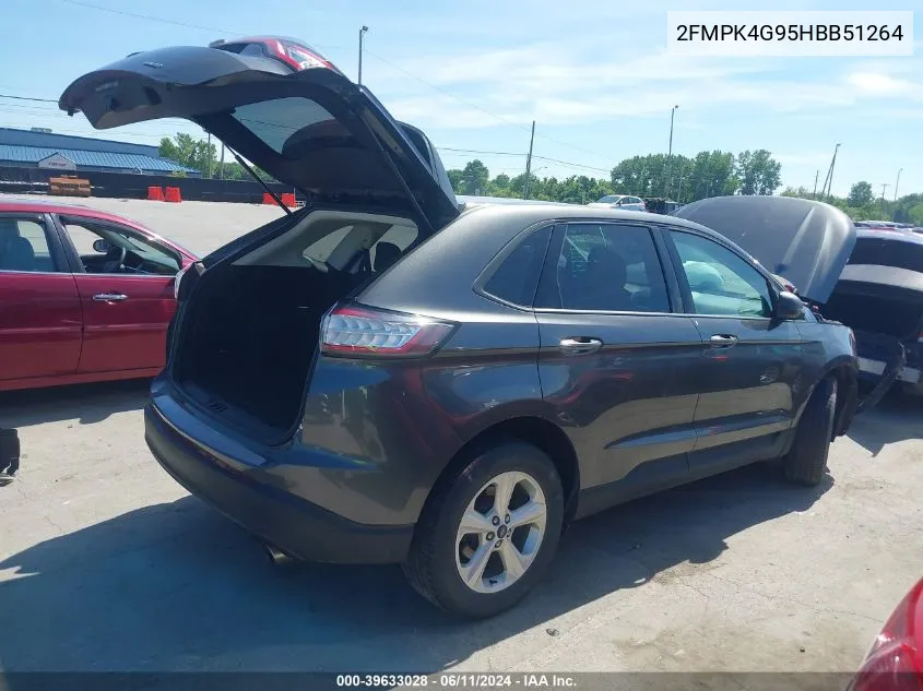 2017 Ford Edge Se VIN: 2FMPK4G95HBB51264 Lot: 39633028