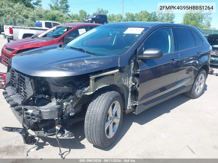 2017 Ford Edge Se VIN: 2FMPK4G95HBB51264 Lot: 39633028