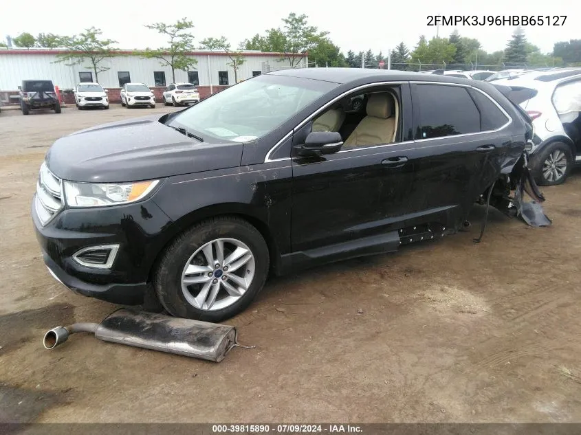 2017 Ford Edge Sel VIN: 2FMPK3J96HBB65127 Lot: 39815890