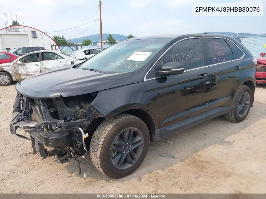 2FMPK4J89HBB30076 2017 Ford Edge Sel