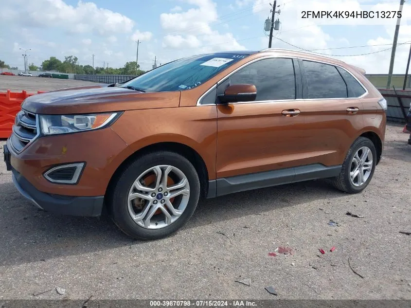 2FMPK4K94HBC13275 2017 Ford Edge Titanium