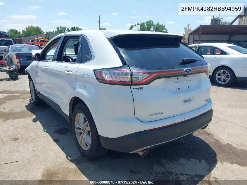 2FMPK4J82HBB94959 2017 Ford Edge Sel