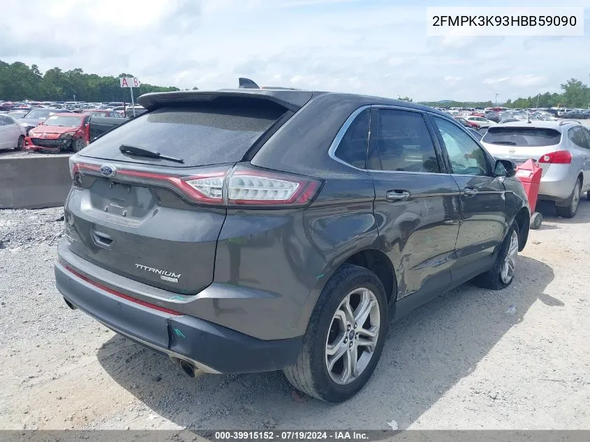 2FMPK3K93HBB59090 2017 Ford Edge Titanium