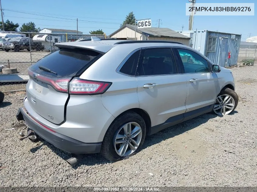 2017 Ford Edge Sel VIN: 2FMPK4J83HBB69276 Lot: 39972052