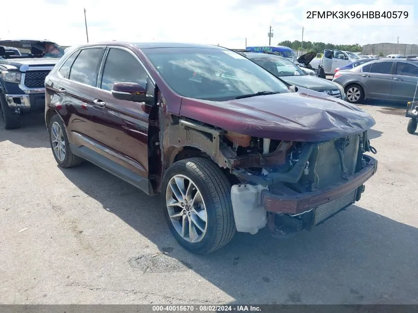 2FMPK3K96HBB40579 2017 Ford Edge Titanium