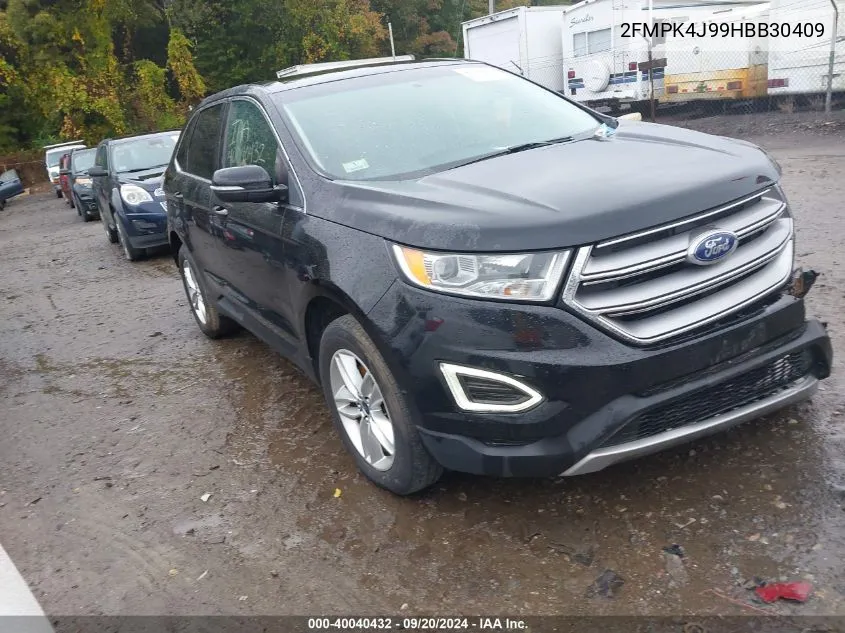 2017 Ford Edge Sel VIN: 2FMPK4J99HBB30409 Lot: 40040432