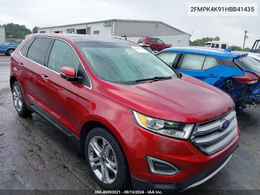 2FMPK4K91HBB41435 2017 Ford Edge Titanium