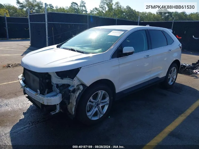 2FMPK4K88HBB61530 2017 Ford Edge Titanium