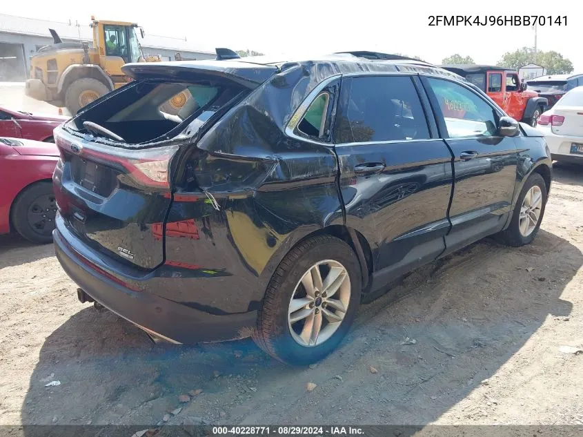 2FMPK4J96HBB70141 2017 Ford Edge Sel