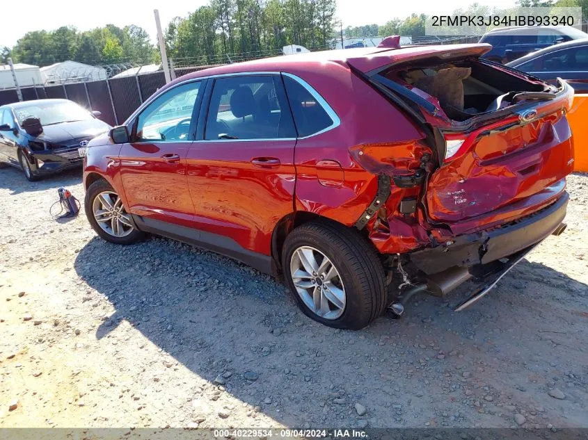 2FMPK3J84HBB93340 2017 Ford Edge Sel