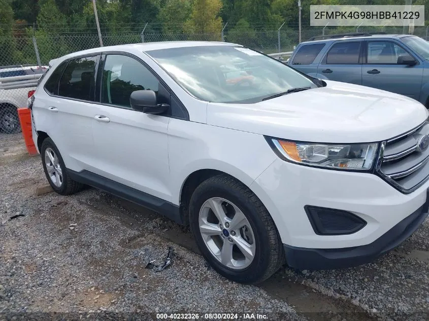 2017 Ford Edge Se VIN: 2FMPK4G98HBB41229 Lot: 40232326