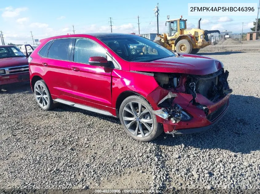 2017 Ford Edge Sport VIN: 2FMPK4AP5HBC46396 Lot: 40233906