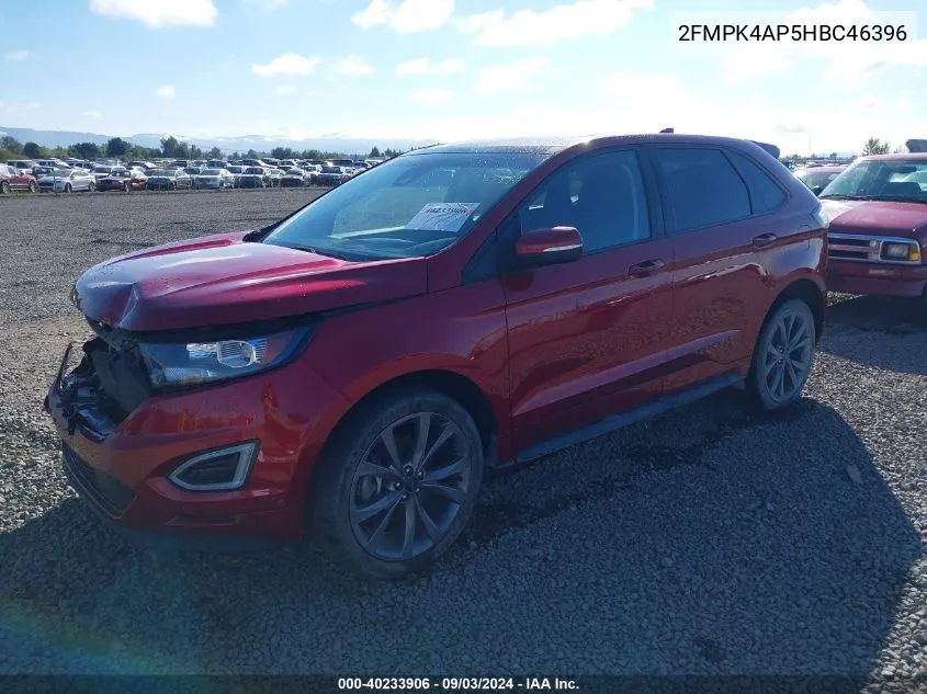 2FMPK4AP5HBC46396 2017 Ford Edge Sport