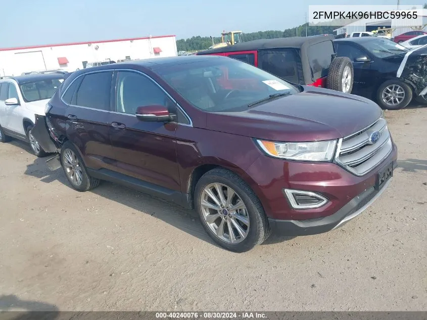 2FMPK4K96HBC59965 2017 Ford Edge Titanium