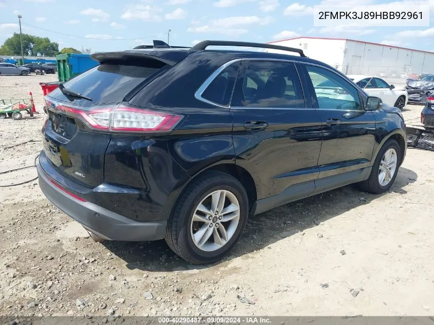 2FMPK3J89HBB92961 2017 Ford Edge Sel