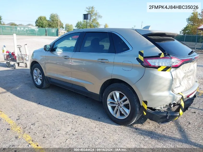 2FMPK4J84HBC35026 2017 Ford Edge Sel