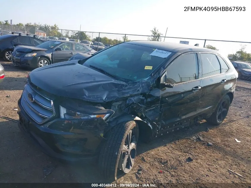 2FMPK4G95HBB67593 2017 Ford Edge Se