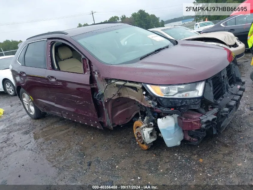 2017 Ford Edge Sel VIN: 2FMPK4J97HBB66695 Lot: 40356488