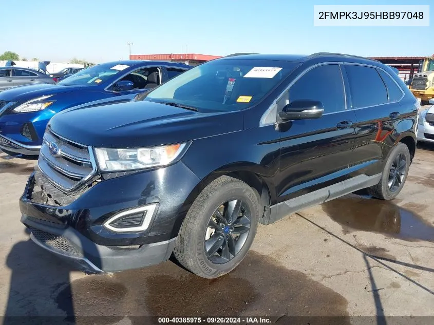 2017 Ford Edge Sel VIN: 2FMPK3J95HBB97048 Lot: 40385975